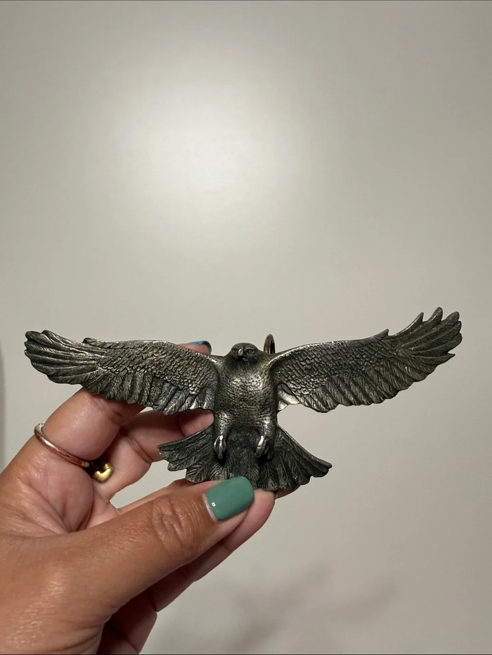 Swooping Eagle Belt Buckle Vinegarron Foundries Made in USA 1978